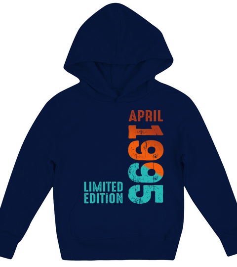 Since April 1995 Year 1995 Retro Vintage 1995 Kids Hoodie