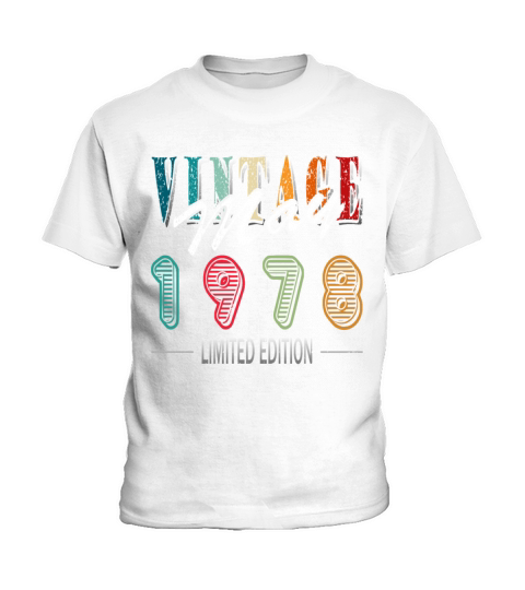 Birthday May 1978 Limited Edition Vintage Kids T-Shirt