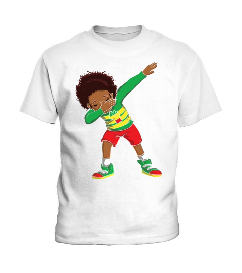 Kids Dab Celebrate Juneteenth Black History Kids T-Shirt