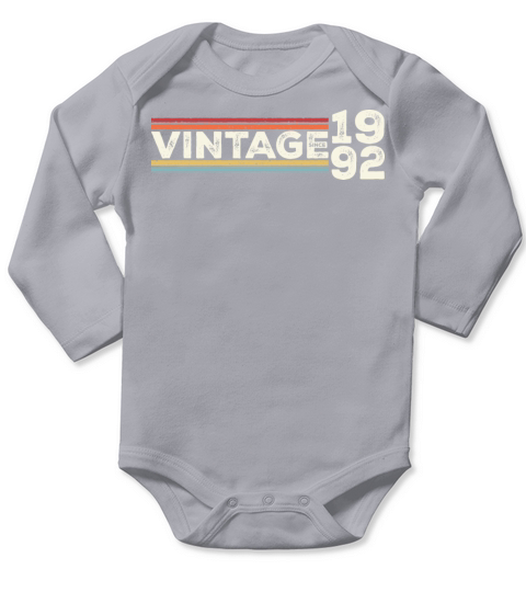 Vintage 1992 Gifts Legend for 31 Years Old - 31st Long Sleeve Baby One-Piece