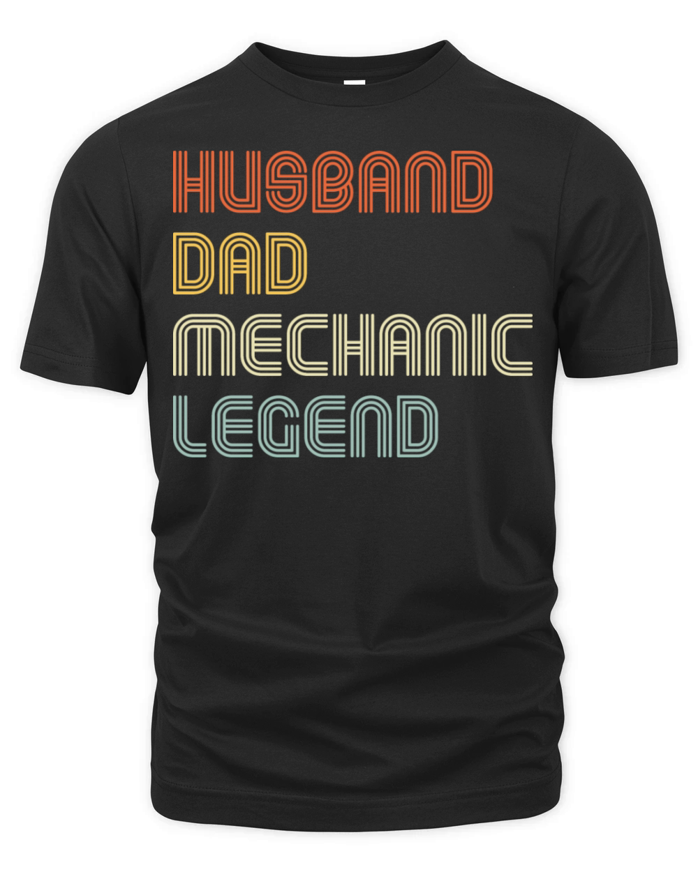 Vintage Husband Dad Mechanic Legend Funny Handyman Organic Unisex T-shirt