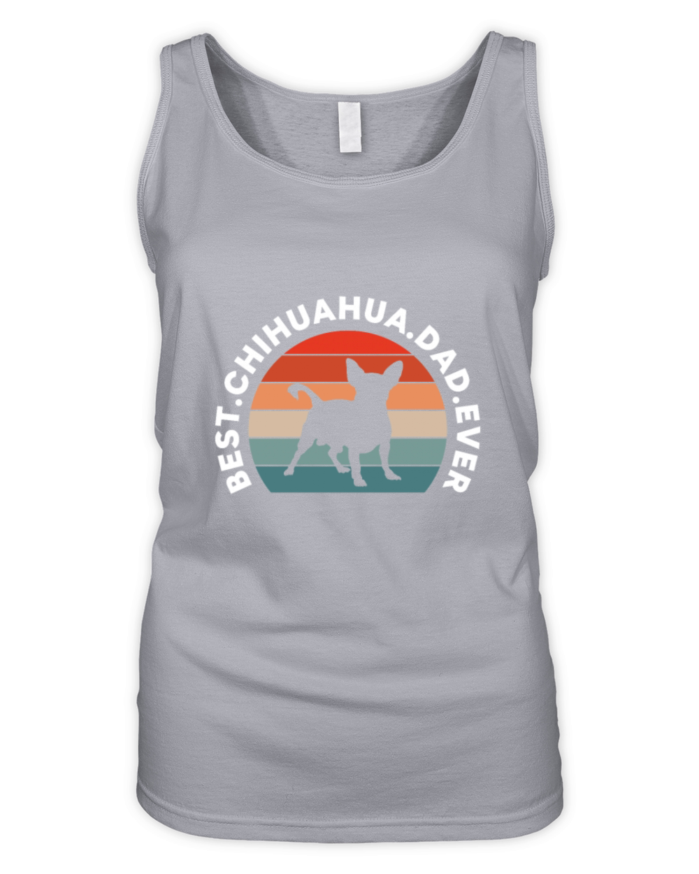 Best Chihuahua Dad Ever Retro Vintage Organic Women's Tank Top