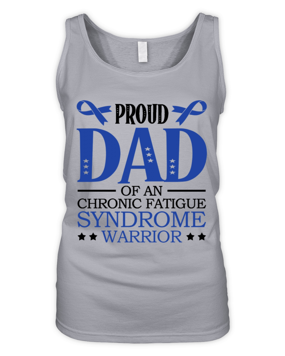 Proud Dad Of An Chronic Fatigue Syndrome Warrior Organic Women's Tank Top