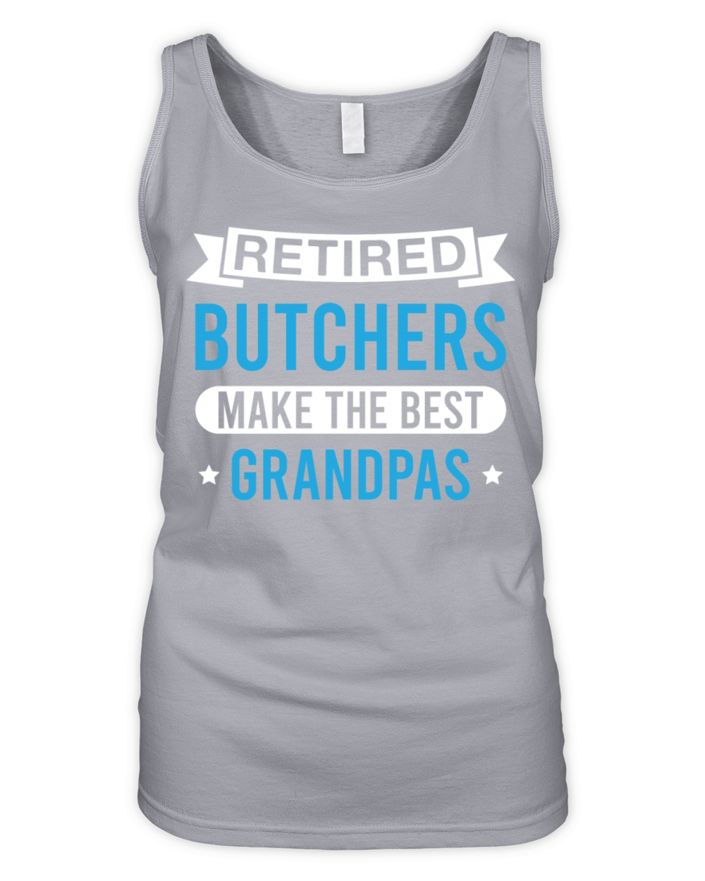 Retired Butchers Make The Best Grandpas Funny Organic Women's Tank Top