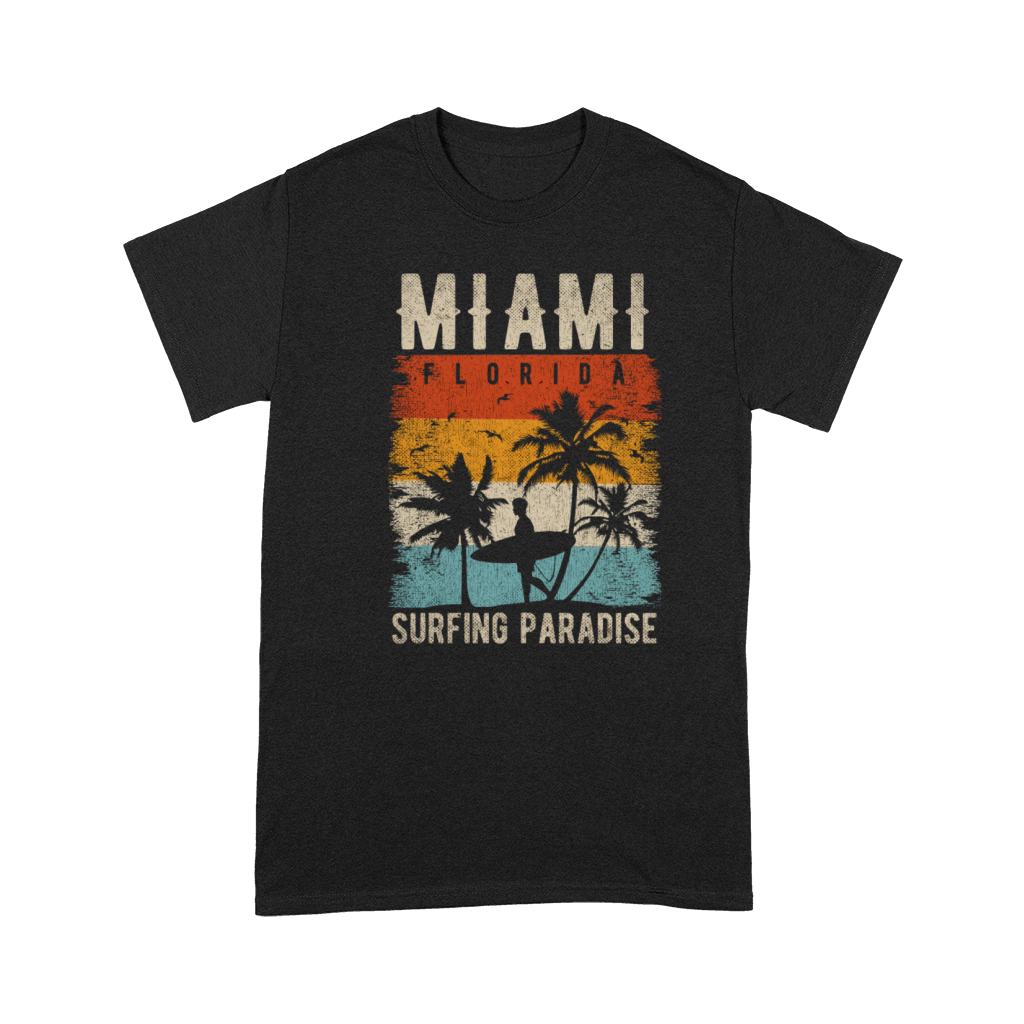 80s Miami Vintage Shirt Retro Miami Beach Premium T-shirt