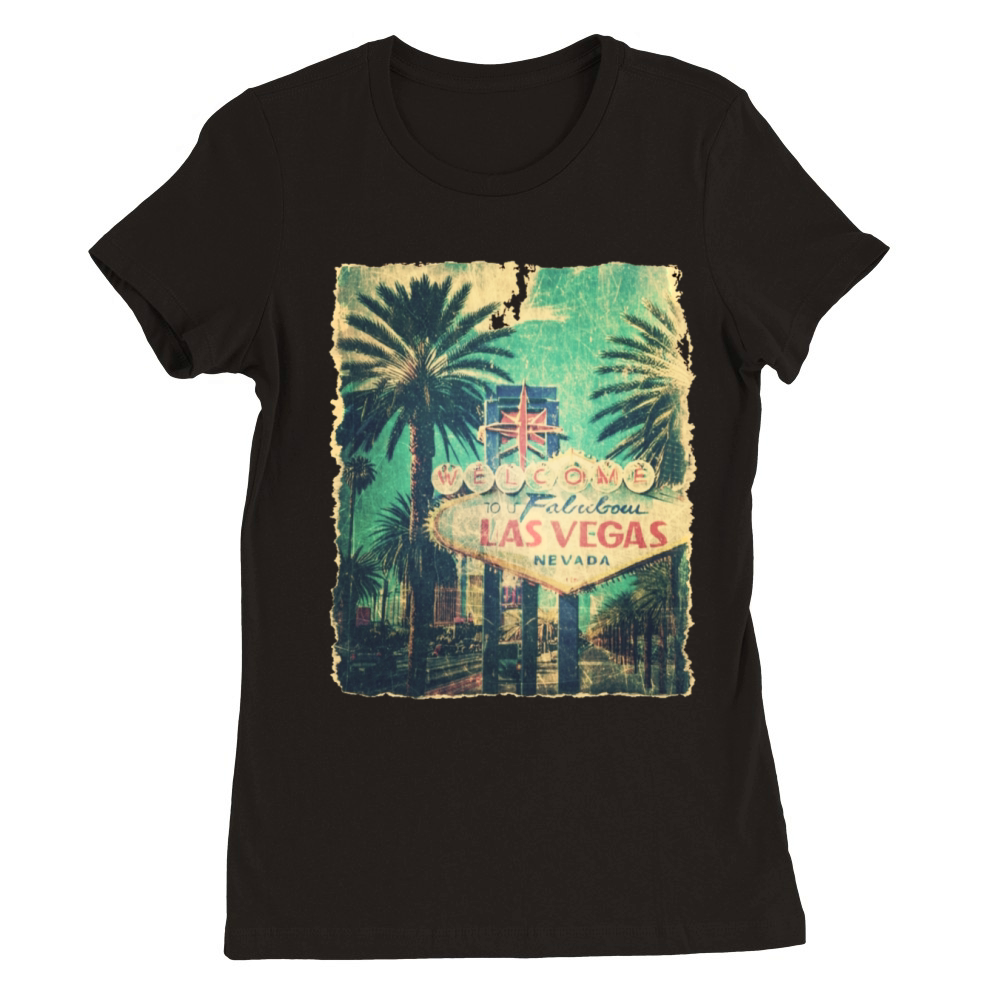Las Vegas Premium Womens Crewneck T-shirt