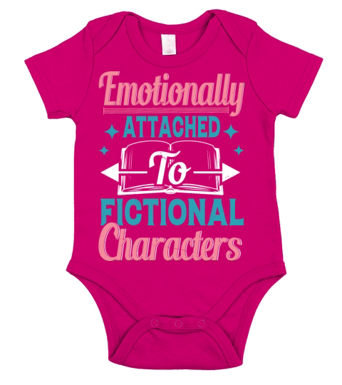 Emotionally Attached To Fictional Characters Funny Short Sleeve Baby One-Piece