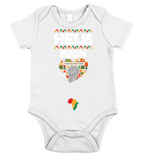 Hella Black - Black History Month Short Sleeve Baby One-Piece