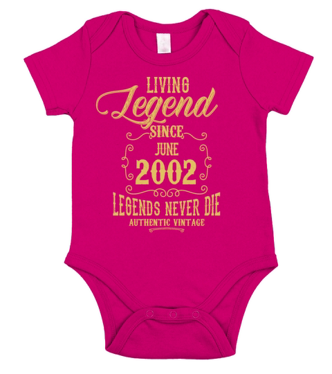 Living Legend since June 1989 Short Sleeve Baby One-Piece