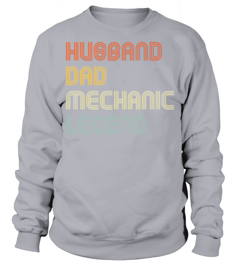 Vintage Husband Dad Mechanic Legend Funny Handyman Sweatshirt Unisex