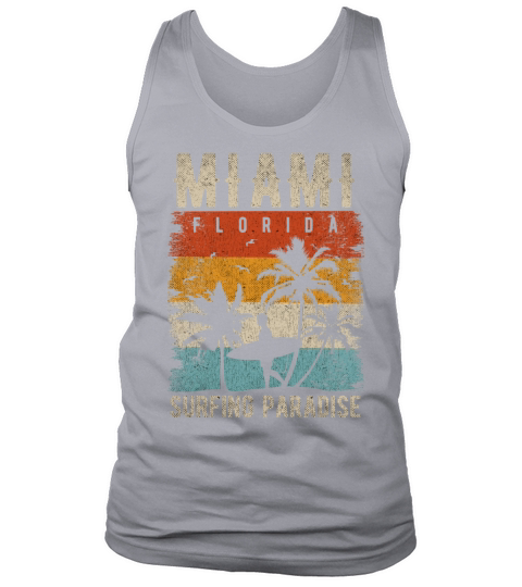 80s Miami Vintage Shirt Retro Miami Beach Tank Top Unisex