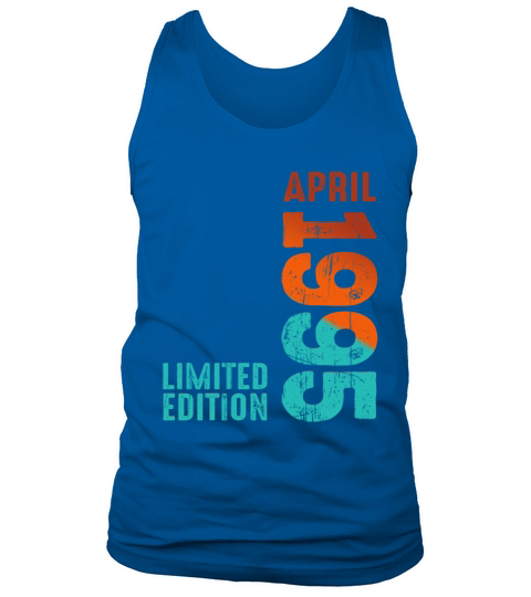 Since April 1995 Year 1995 Retro Vintage 1995 Tank Top Unisex