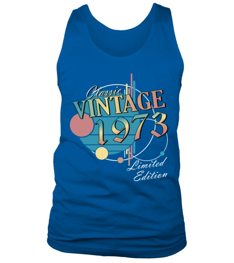Vintage 1973 vintage birthday retro gift Tank Top Unisex
