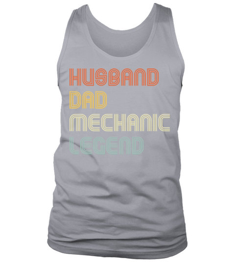Vintage Husband Dad Mechanic Legend Funny Handyman Tank Top Unisex