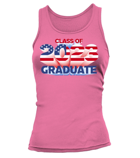 US American Flag 2023 Graduate Patriotic Graduatio Tank top Woman