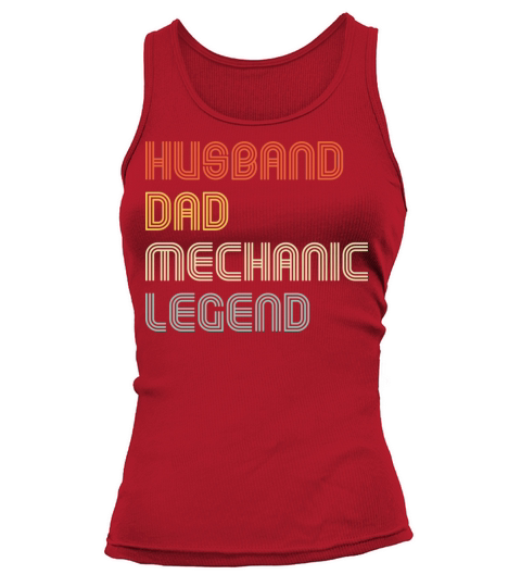 Vintage Husband Dad Mechanic Legend Funny Handyman Tank top Woman