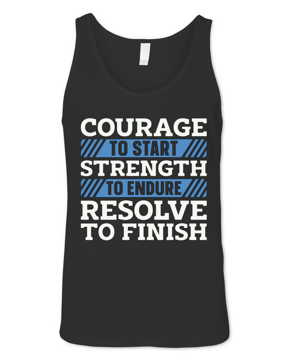 Cross Country Running Courage To Start XC Runner Unisex Jersey Tank