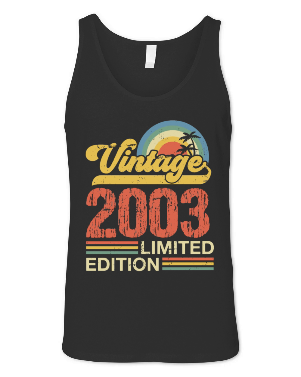 Retro Vintage 2003 Limited Edition Unisex Jersey Tank