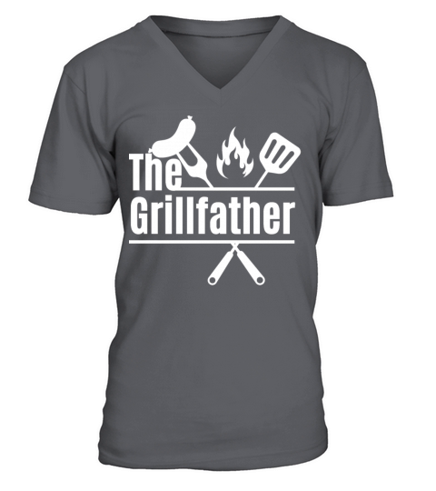 The Grill father Grilling Time V-Neck T-shirt