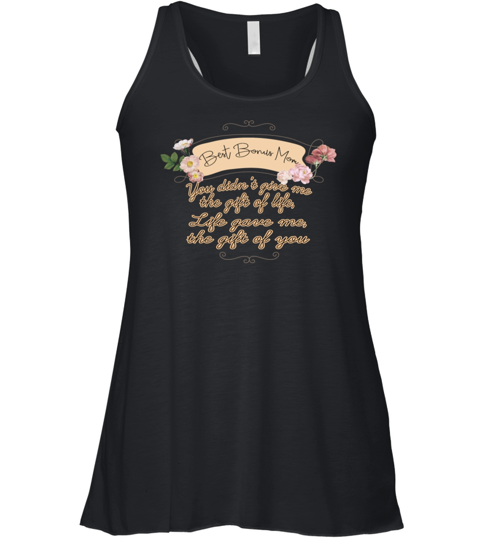 Best Bonus Mom Women's Flowy Tank Top