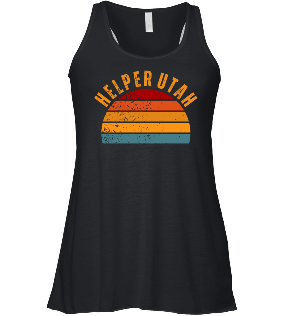 Helper Utah Vintage Retro Women's Flowy Tank Top