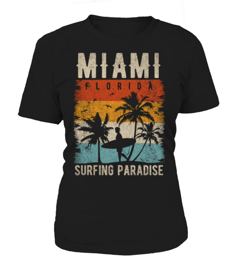 80s Miami Vintage Shirt Retro Miami Beach Women's T-Shirt