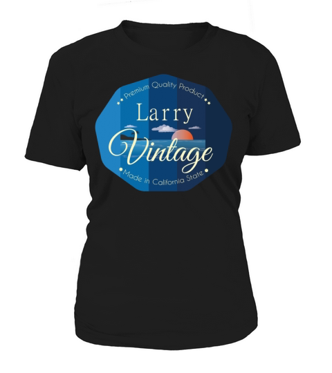 Larry First Name Vintage Blue Women's T-Shirt
