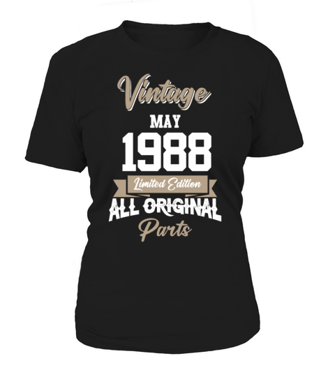May 1988 Vintage Birthday Present Women's T-Shirt