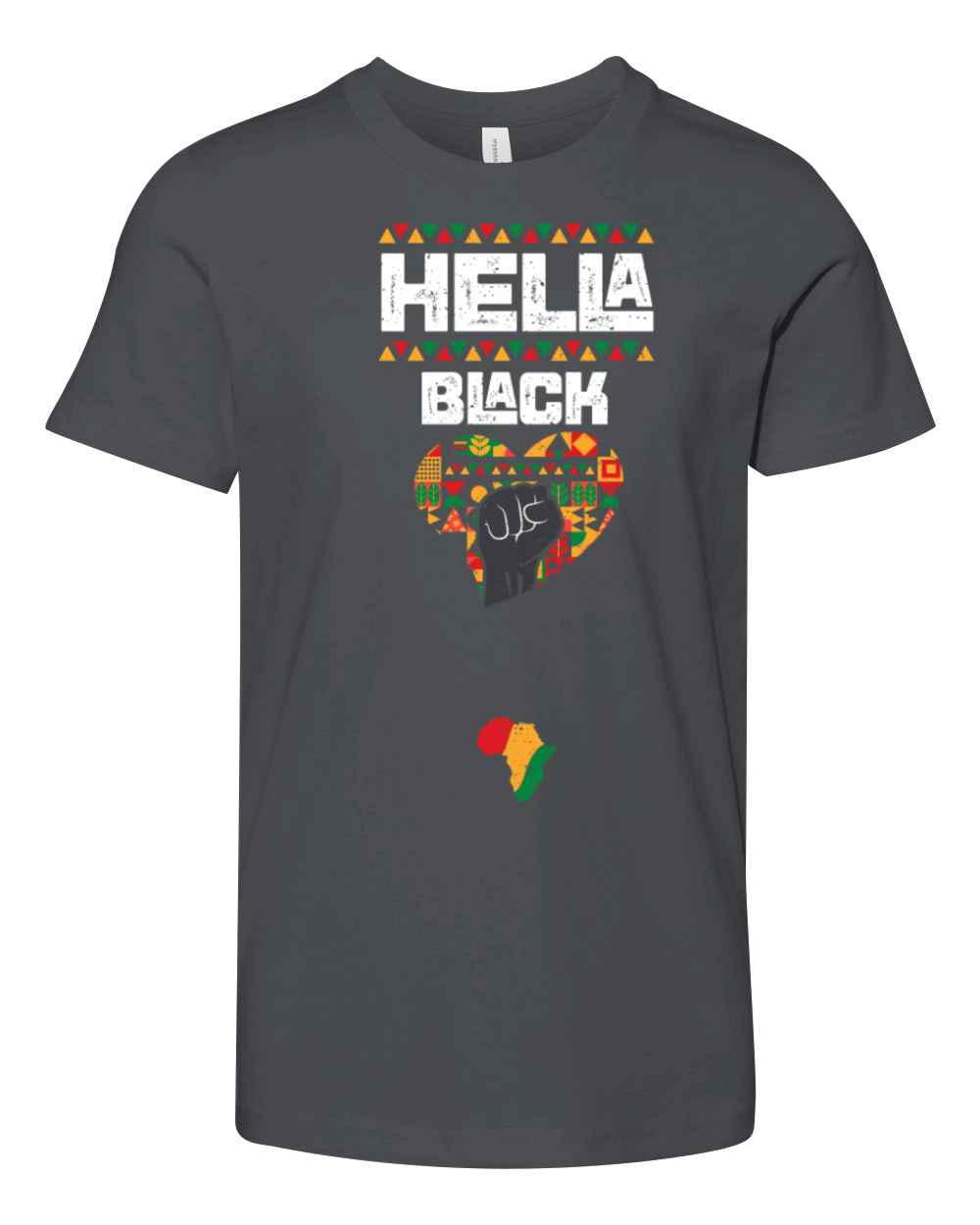 Hella Black - Black History Month Youth Unisex Jersey Tee