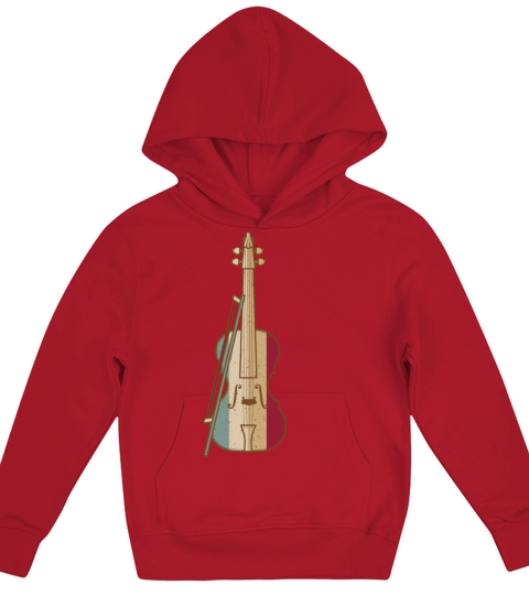 Fiddle Whisperer Vintage Violin Kids Hoodie