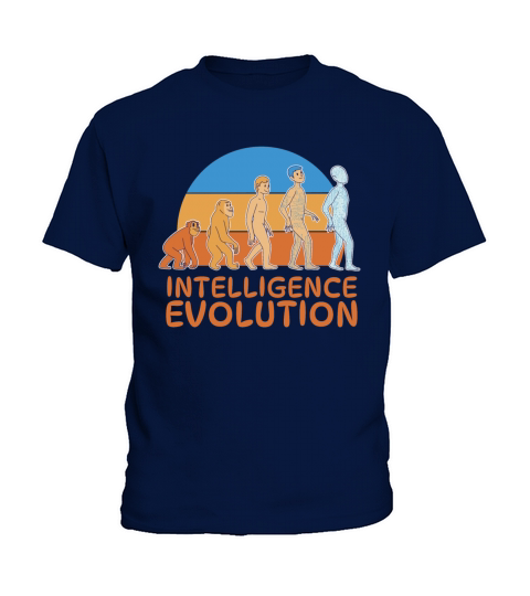 Intelligence Evolution - Funny Tshirt Kids T-Shirt