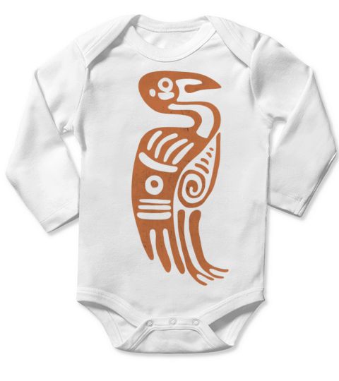 Native American Long Sleeve Baby One-Piece