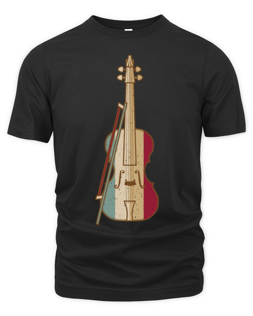 Fiddle Whisperer Vintage Violin Organic Unisex T-shirt