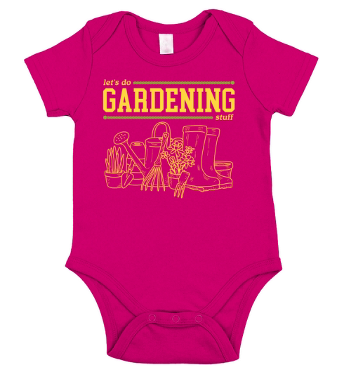 Gardening Stuff Gardener Funny Garden Short Sleeve Baby One-Piece