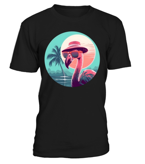 Retro Style 80s 90s Vintage Flamingo Lovers T-Shirt Unisex