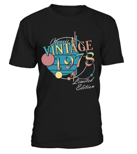 Vintage 1978 vintage retro vintage birthday T-Shirt Unisex