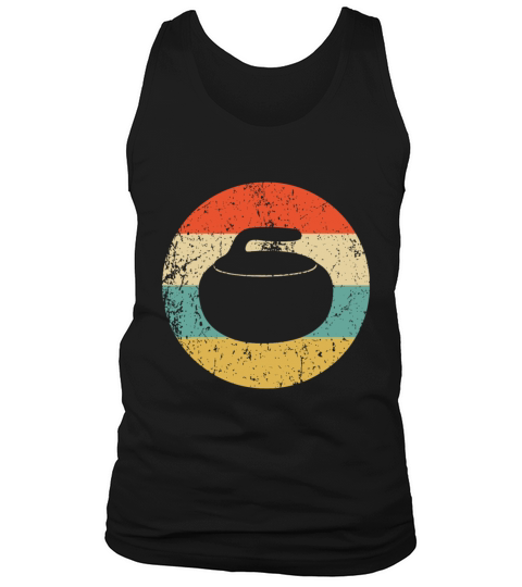 Curling Vintage Retro Curling Stonecurling for boy Tank Top Unisex