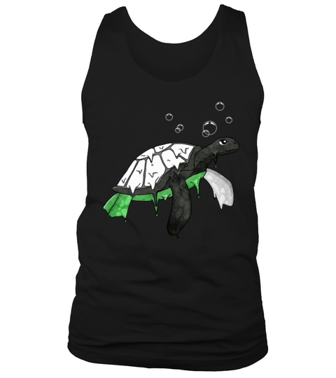 Demiromantic Pride Flag Sea Turtle Subtle LGBTQ Tank Top Unisex