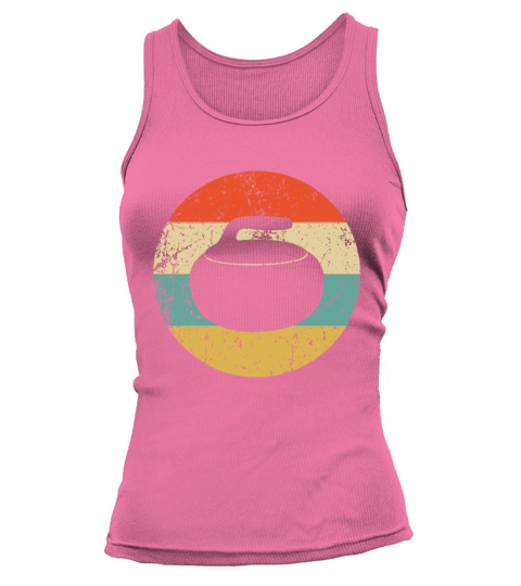 Curling Vintage Retro Curling Stonecurling for boy Tank top Woman