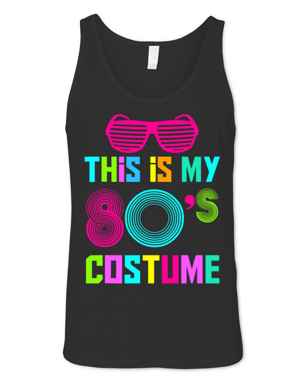 This is My 80s Costume Fancy eighties dress Partyb Unisex Jersey Tank