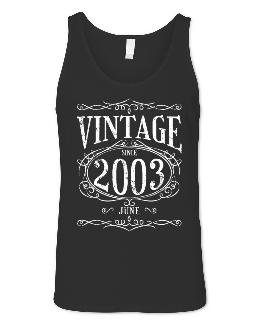 Vintage since June 2003 - Birthday Present Unisex Jersey Tank