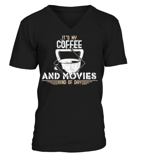 Coffee movie V-Neck T-shirt
