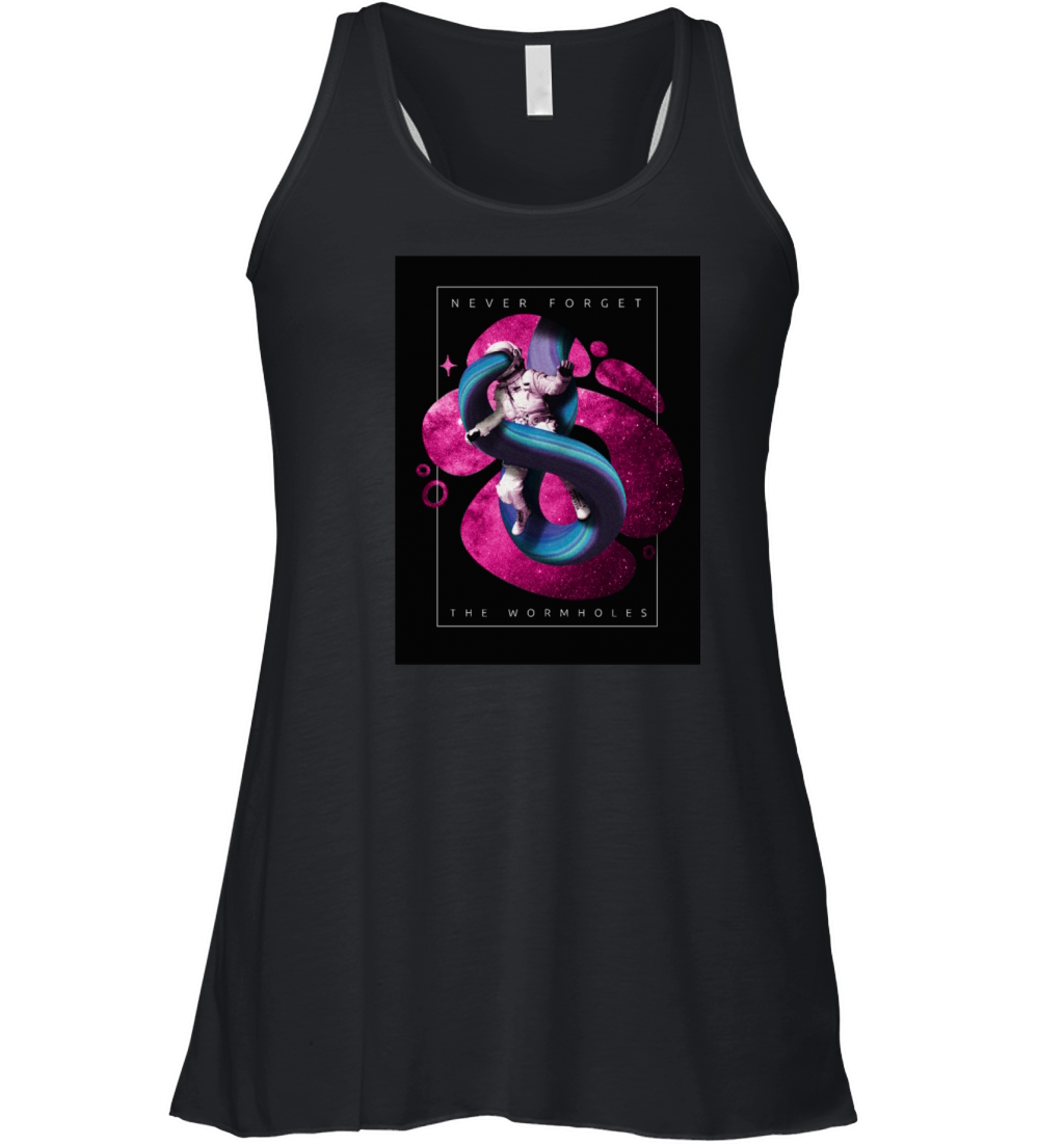 Cool Abstract Space Astronaut Women's Flowy Tank Top