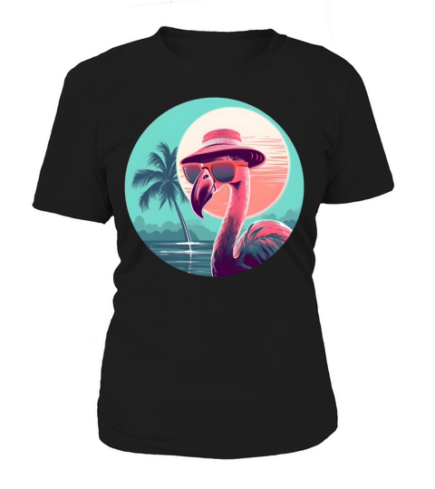 Retro Style 80s 90s Vintage Flamingo Lovers Women's T-Shirt