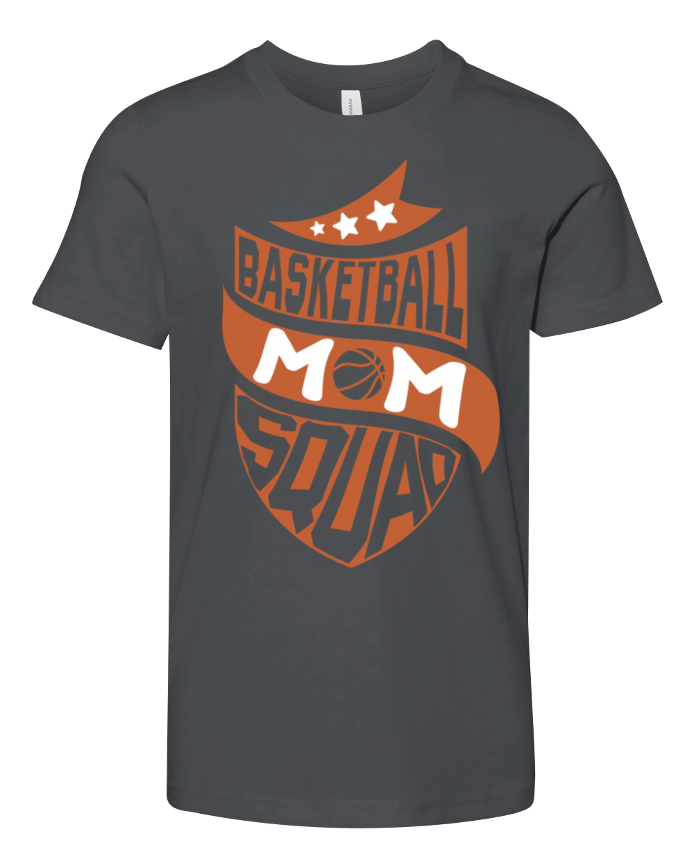 Basketball Mom Squad Youth Unisex Jersey Tee