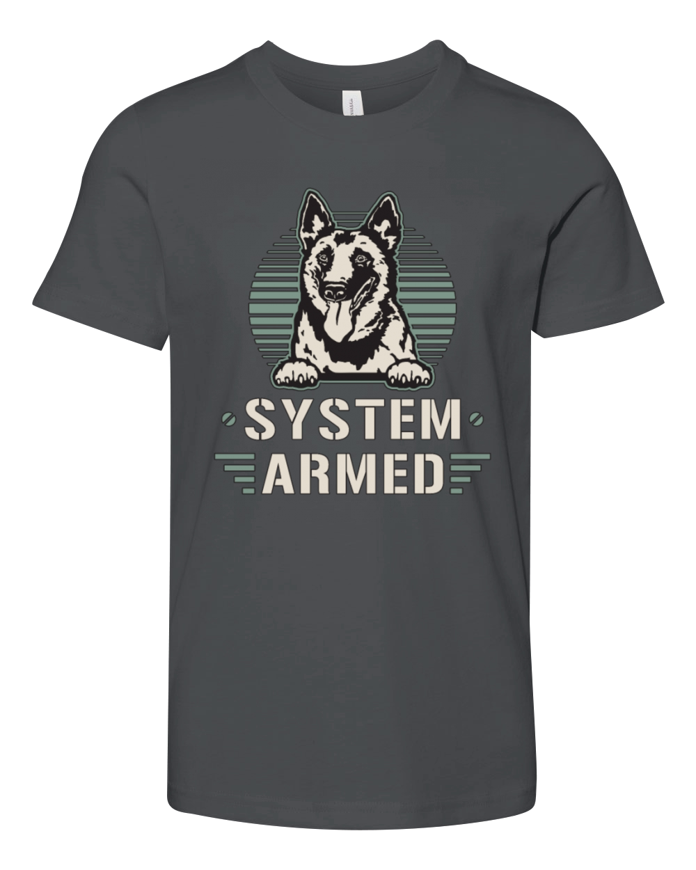 Belgian Malinois System Armed Belgian Shepherd Youth Unisex Jersey Tee