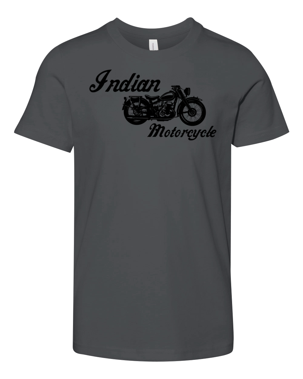 Motorcycle black indianaa Youth Unisex Jersey Tee