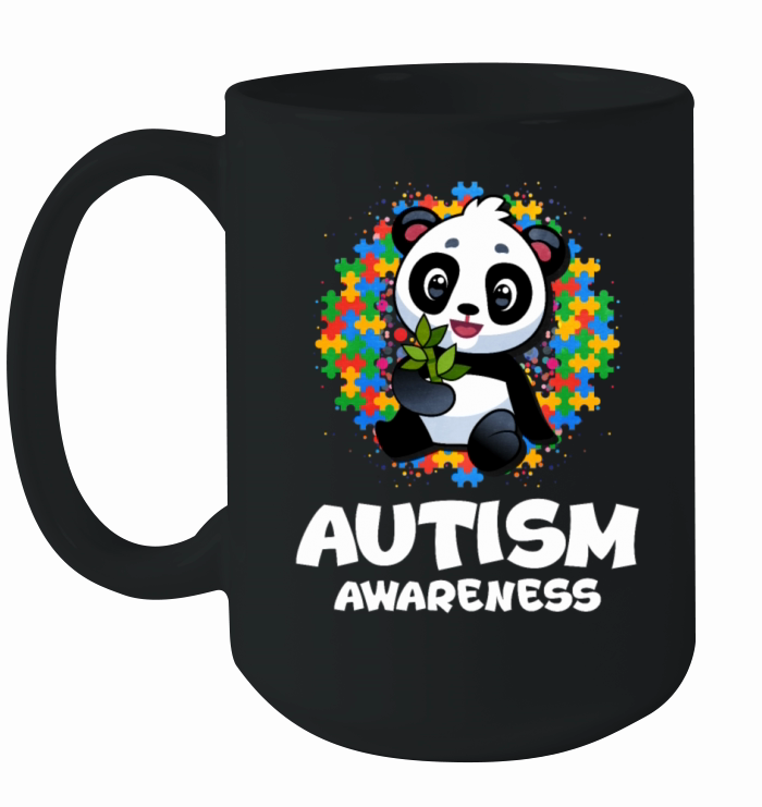 Autism Awareness Panda Ceramic Mug