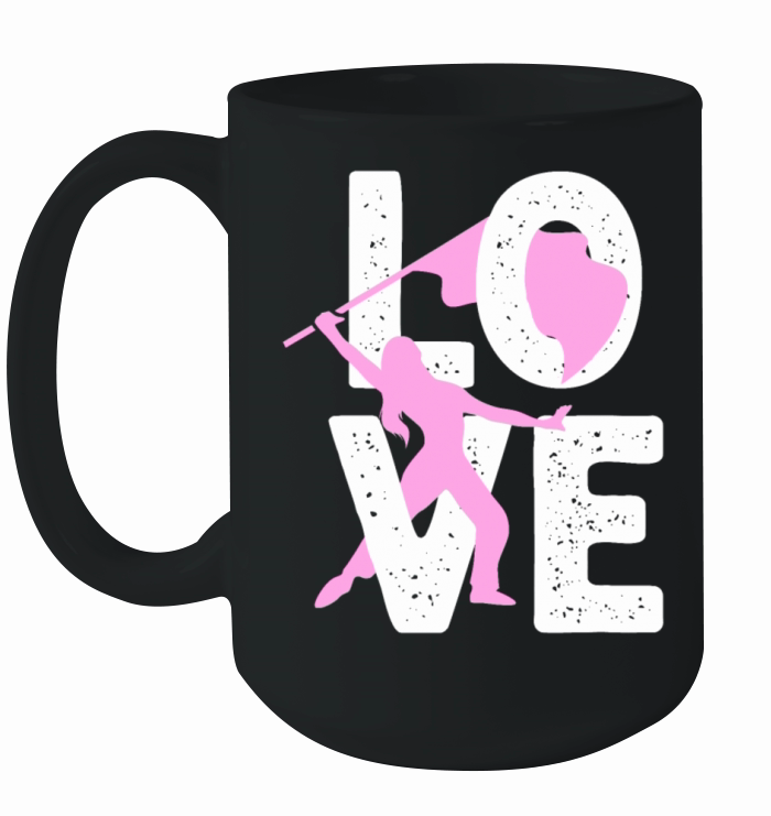 Cool Color Guard For Women Girls Marching Band Fla Ceramic Mug