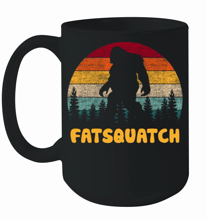 Vintage Fatsquatch Funny Bigfoot Sasquatch Ceramic Mug